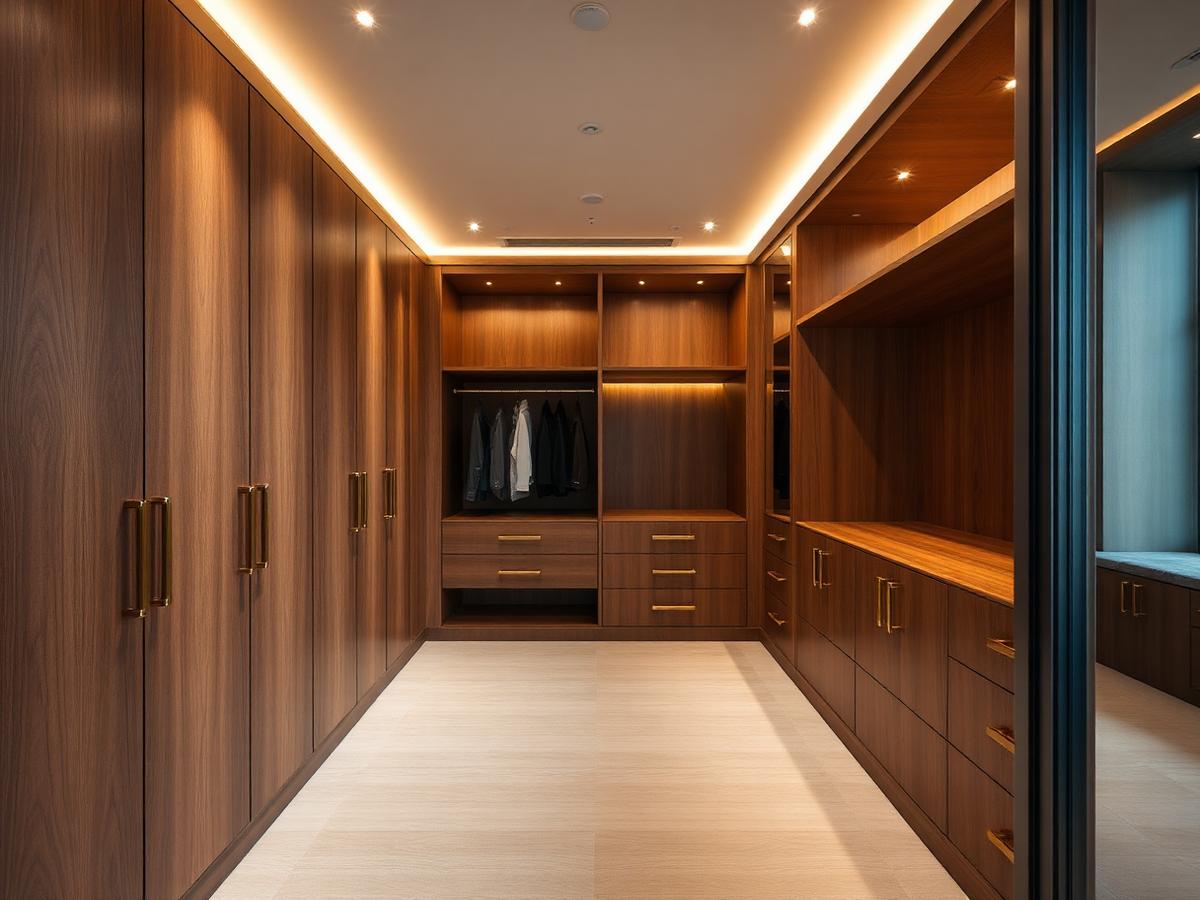 Walnut Walk-in Suite
